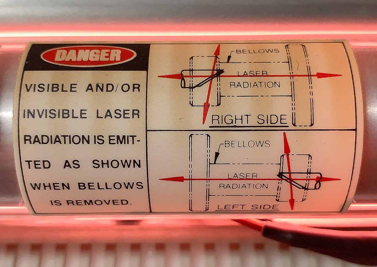 Spectra-Physics 127, Tube Labels